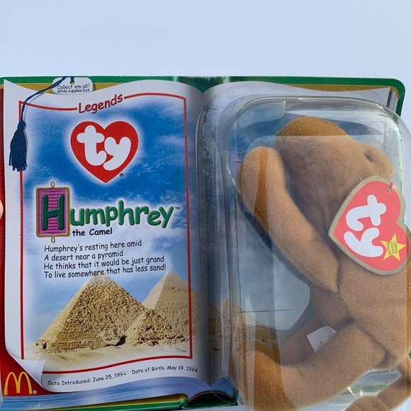 McDonalds TY Teenie Beanie Babies LEGENDS Chilly Peanuts Humphrey SET of 3 - Picture 5 of 10